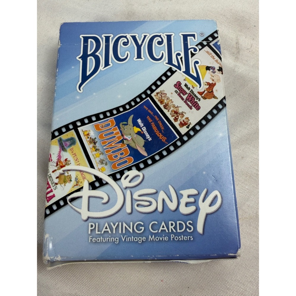 Bicycle Disney Playing Cards Vintage Movie Posters Deck Snow White Dumbo Alice